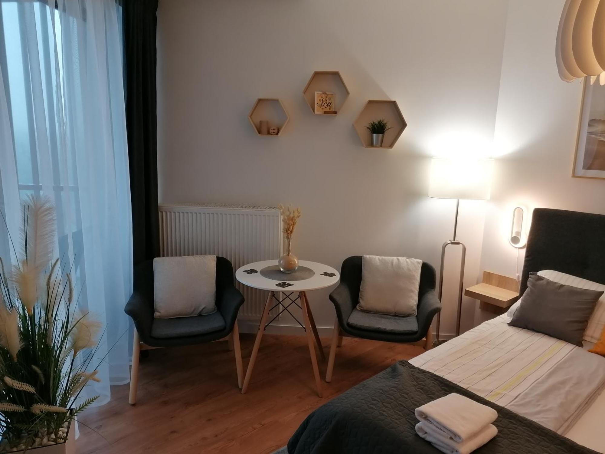 Pinea Apartament Z Widokiem Na Morze Z Basenem I Spa Przy Plazy Pobierowo Exterior foto